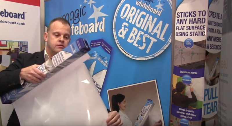 Dragons' Den Winners Magic Whiteboard - World's Best Selling Whiteboard  Roll 