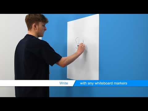 Magic Whiteboard Letter-sized 20 Sheets WHITE (8.25 x 11.75) Portable  Dry-Erase Surface (MW1220)